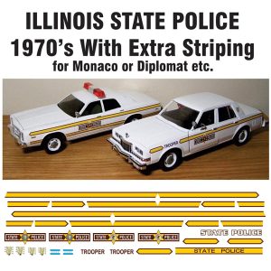 Illinois State Police 70s Vintage