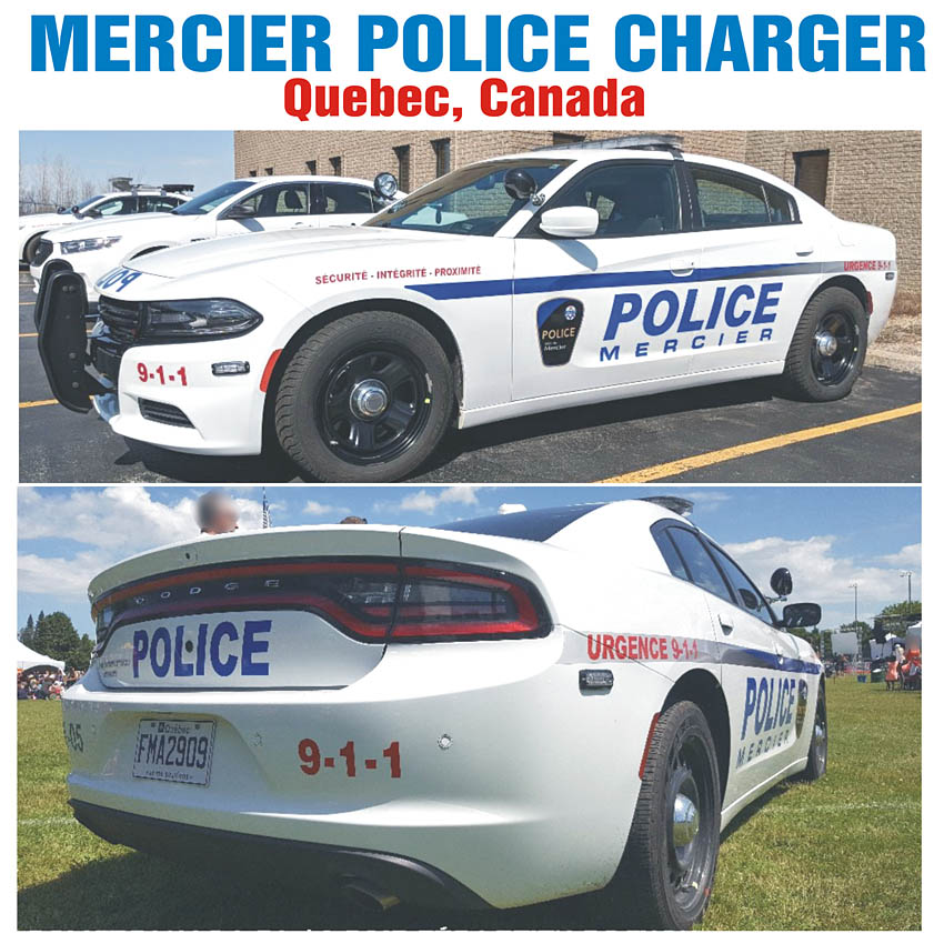 Mercier Police Charger Quebec