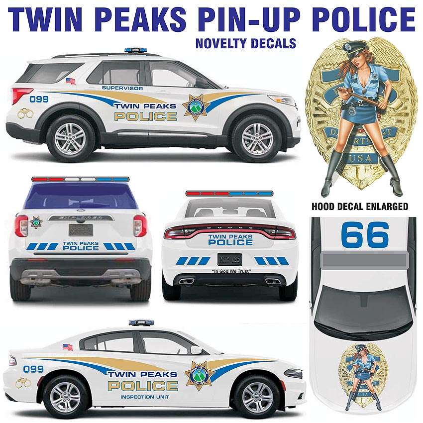 Twin Peaks Pin-Up Police