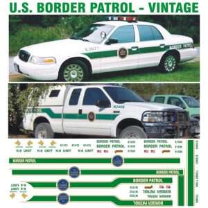 U.S. Border Patrol Vintage (Multiple Vehicles)