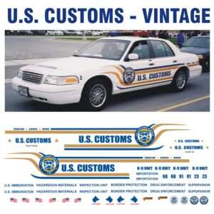 U.S. Customs – VINTAGE (Fits Muiltiple Vehicles)