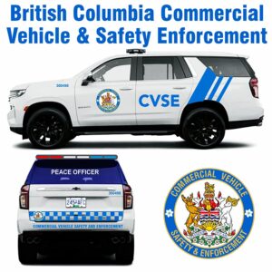 CVSE Commercial Vehicle Enforcement, BC Canada TAHOE