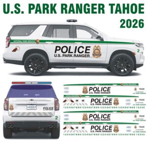 U.S. Park Ranger Law Enforcement – Tahoe New Markings 2026
