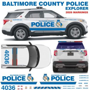Baltimore County Police, Maryland – Explorer 2026 New Markings