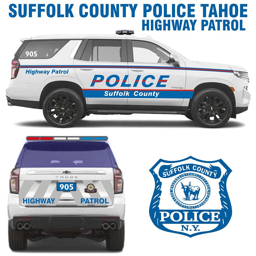 Suffolk County Police 2025 Tahoe NY