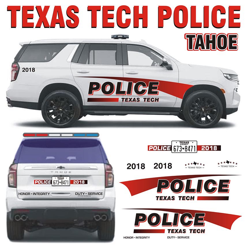 exas Tech Police Tahoe
